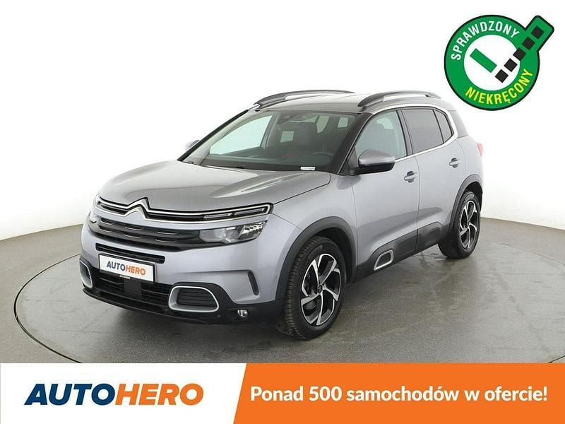 Szary Używany 2019 Citroën C5 Aircross SUV | 68 900 zł (Uczciwa cena) - Obraz 1/3