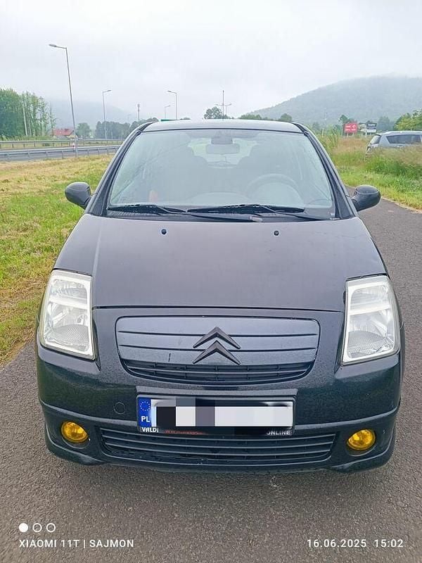 Czarny Używany 2007 Citroën C2 Hatchback | 1200 zł (Super Cena) - Obraz 1/4