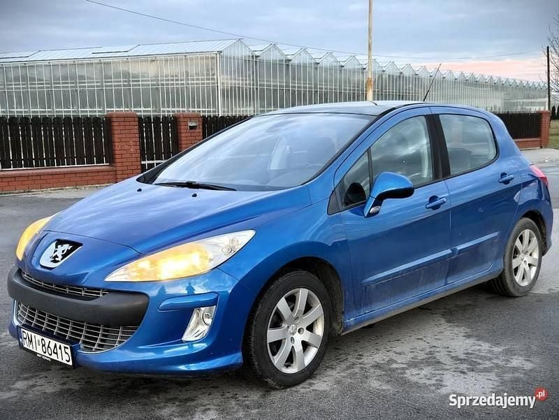 Niebieski Używany 2008 Peugeot 308 Hatchback | 8900 zł (Uczciwa cena) - Obraz 1/4