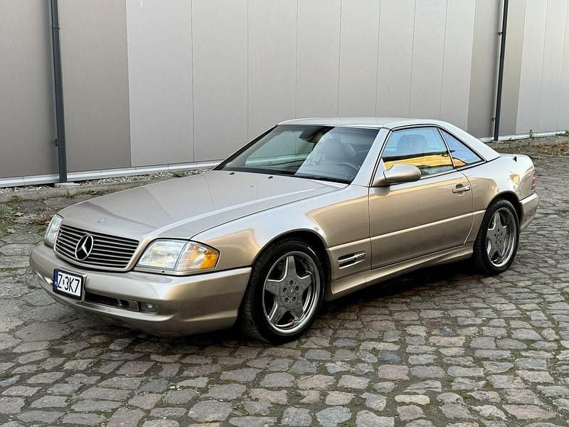 Złoty Używany 2000 Mercedes SL500 AMG Kabriolet | 61 900 zł - Obraz 1/4