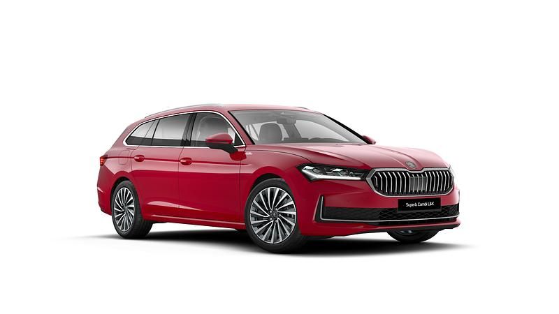 Czerwień carmine metalizowany Nowe 2025 Skoda Superb LAURIN & KLEMENT Kombi | 255 650 zł (Uczciwa cena) - Obraz 1/4