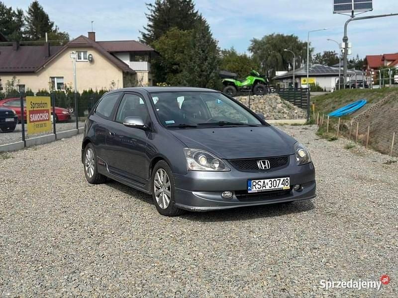 Szary Używany 2004 Honda Civic Coupe | 6900 zł (Uczciwa cena) - Obraz 1/4
