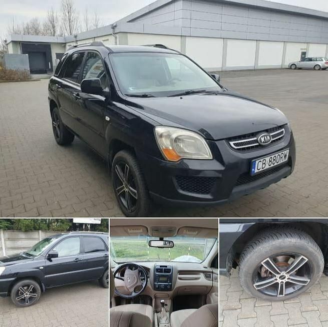 Używany Kia Sportage 2009 Czarny SUV