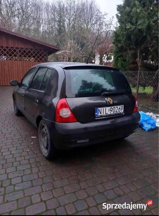 Czarny Używany 2002 Renault Clio II Hatchback | 2500 zł (Uczciwa cena) - Obraz 1/4