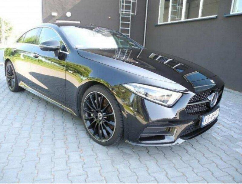 Czarny Używany 2018 Mercedes CLS400 Sedan/Limuzyna | 219 000 zł - Obraz 1/4