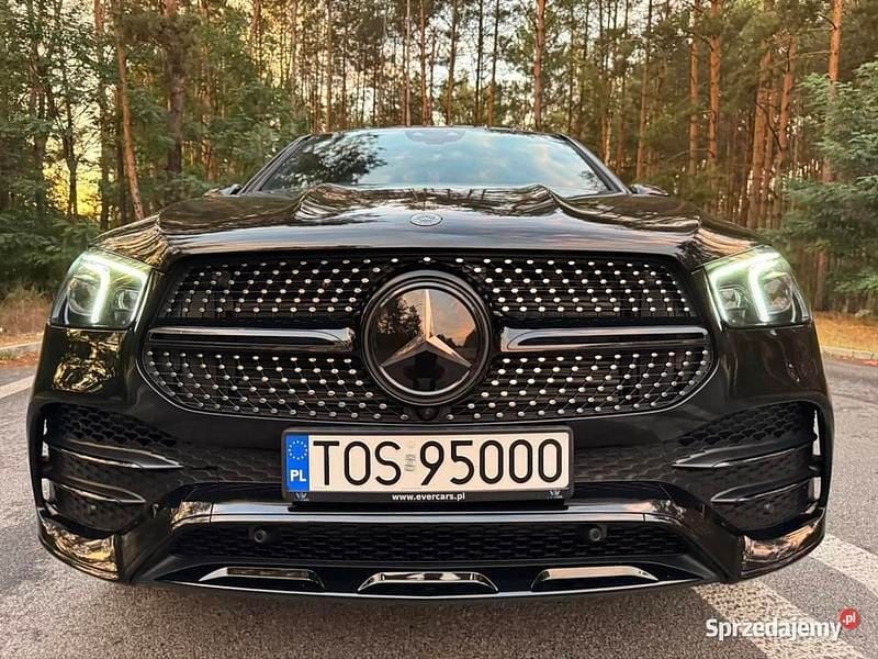 Czarny Używany 2021 Mercedes GLE400 Premium Plus Coupe | 274 900 zł - Obraz 1/4