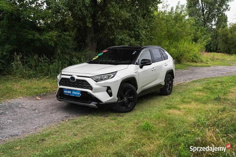 Biały Używany 2019 Toyota RAV4 Hybrid SUV | 132 999 zł (Dość drogi) - Obraz 1/4