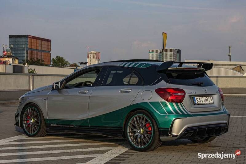 Srebrny Używany 2016 Mercedes A45 AMG AMG Hatchback | 219 000 zł - Obraz 1/4