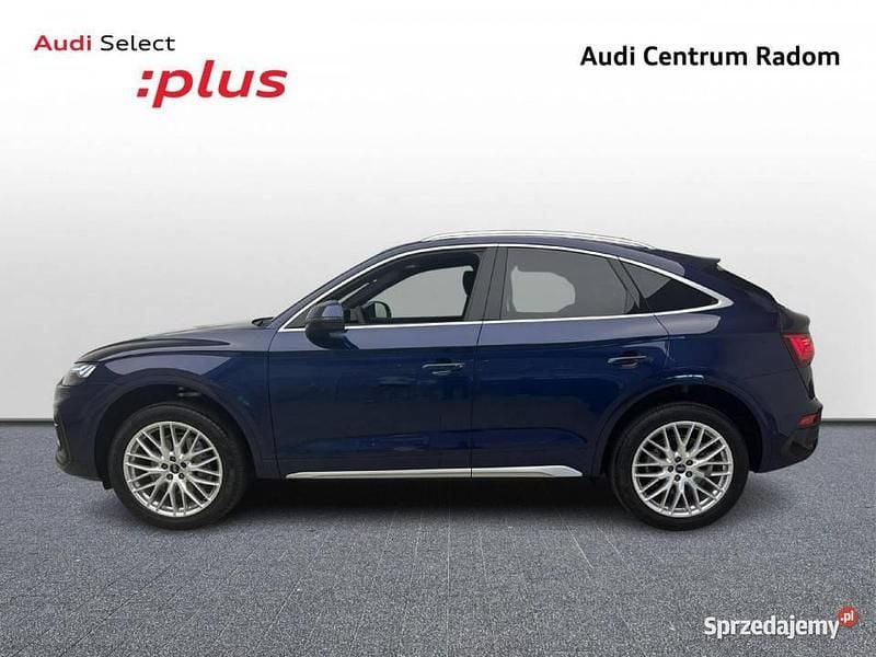 Niebieski Używany 2024 Audi Q5 Sportback S-Line SUV | 229 980 zł (Dobra cena) - Obraz 1/4