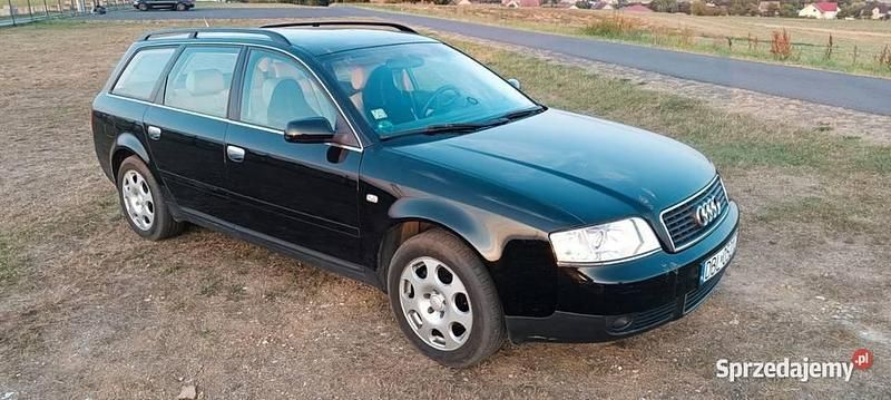 Czarny Używany 2002 Audi A6 Kombi | 8000 zł - Obraz 1/4