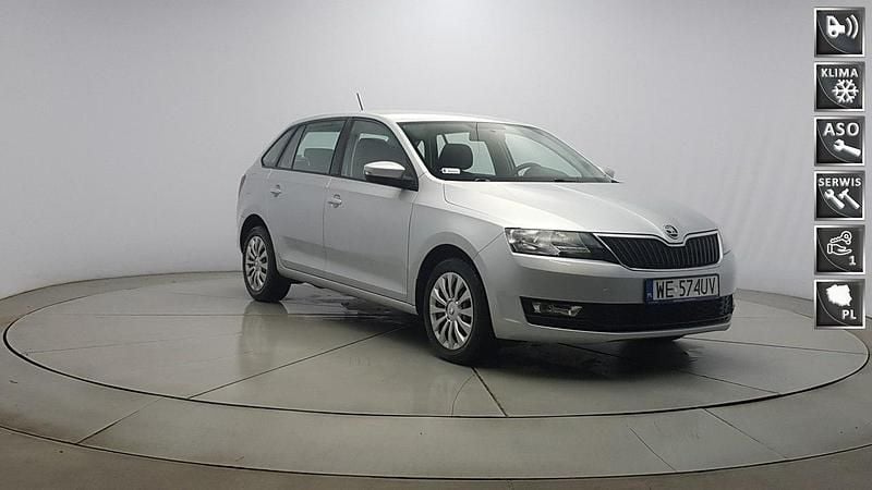 Srebrny Używany 2018 Skoda Rapid Ambition Hatchback | 34 850 zł (Uczciwa cena) - Obraz 1/4