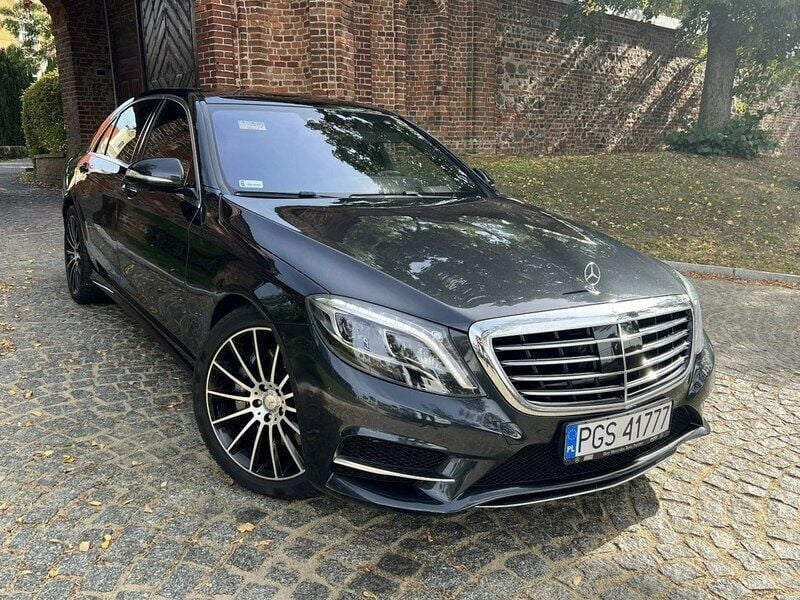 Czarny (metalik) Używany 2014 Mercedes S350 Sedan/Limuzyna | 149 999 zł - Obraz 1/4