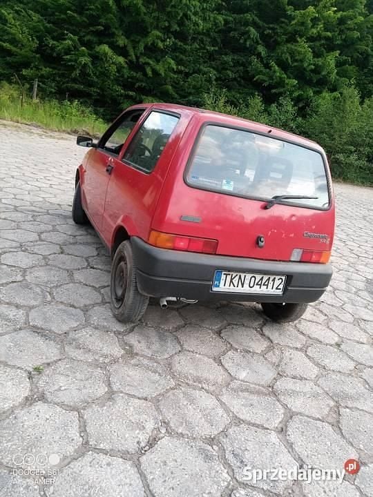Czerwony Używany 1997 Fiat Cinquecento Hatchback | 1550 zł - Obraz 1/4