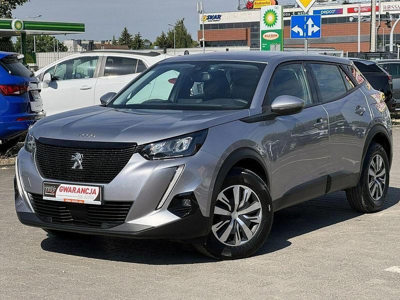 Szary (metalik) Używany 2021 Peugeot 2008 SUV | 59 900 zł (Uczciwa cena) - Obraz 1/4