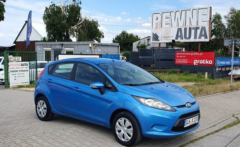 Niebieski Używany 2010 Ford Fiesta Hatchback | 21 800 zł (Dość drogi) - Obraz 1/4