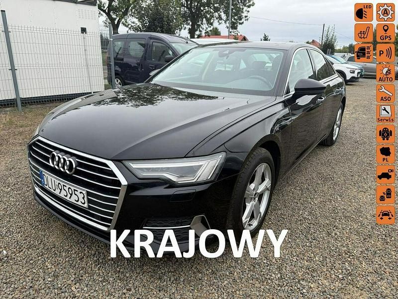 Czarny Używany 2021 Audi A6 Sedan/Limuzyna | 89 500 zł (Super Cena) - Obraz 1/4