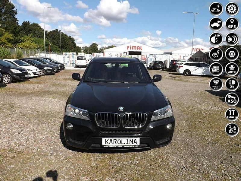 Czarny Używany 2011 BMW X3 SUV | 49 900 zł (Drogi) - Obraz 1/4