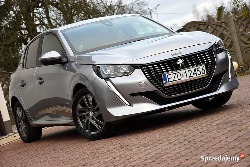 Szary Używany 2021 Peugeot 208 Active Hatchback | 47 900 zł (Dość drogi) - Obraz 1/4