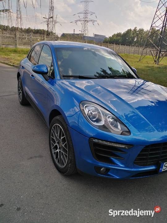 Niebieski Używany 2016 Porsche Macan S SUV | 105 000 zł - Obraz 1/4