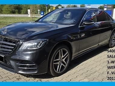 Czarny Używany 2018 Mercedes S400 Sedan/Limuzyna | 92 800 zł - Obraz 1/4