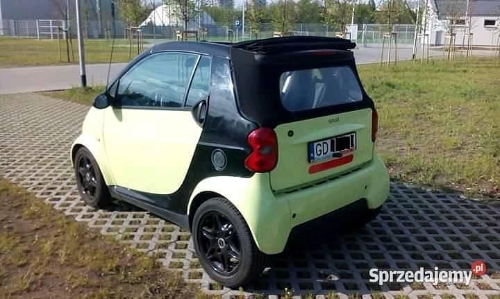 Używany Smart ForTwo Cabrio 2003 Zielony Kabriolet