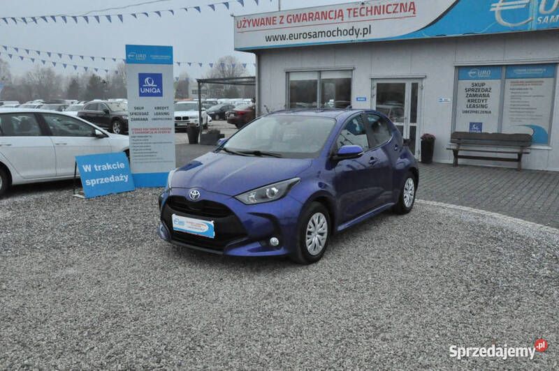 Niebieski Używany 2022 Toyota Yaris Comfort Hatchback | 61 500 zł (Uczciwa cena) - Obraz 1/4
