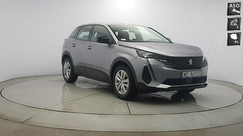 Szary Używany 2021 Peugeot 3008 Active SUV | 75 850 zł (Uczciwa cena) - Obraz 1/4