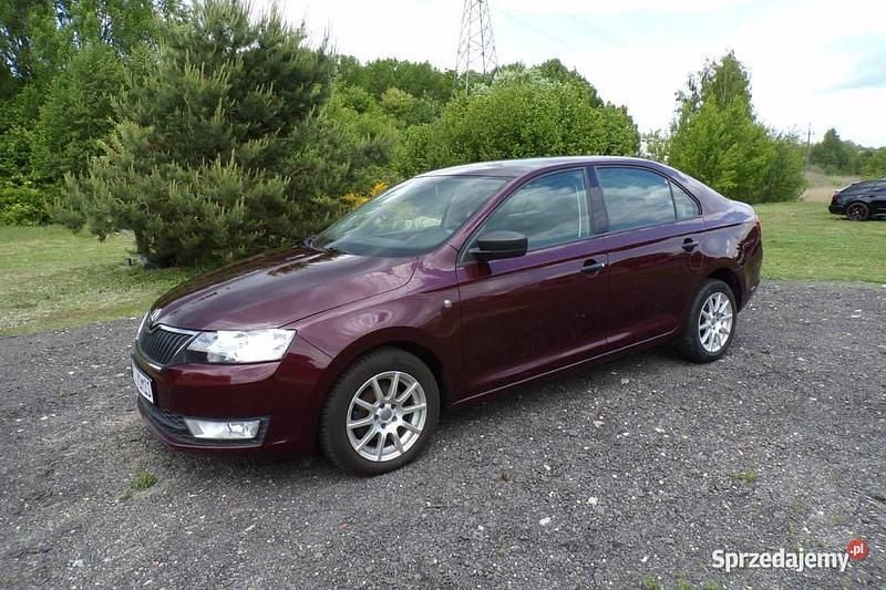 Wiśniowy Używany 2013 Skoda Rapid Sedan/Limuzyna | 24 900 zł (Uczciwa cena) - Obraz 1/4
