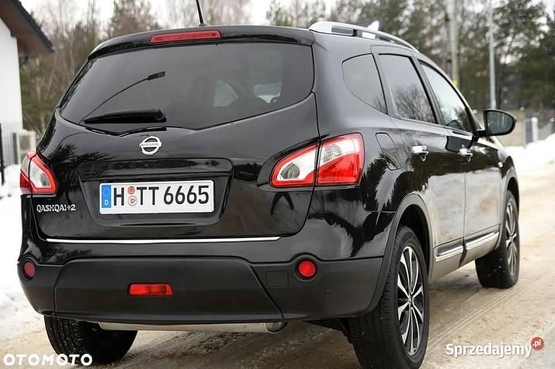 Używany Nissan Qashqai +2 Tekna 2010 Czarny SUV
