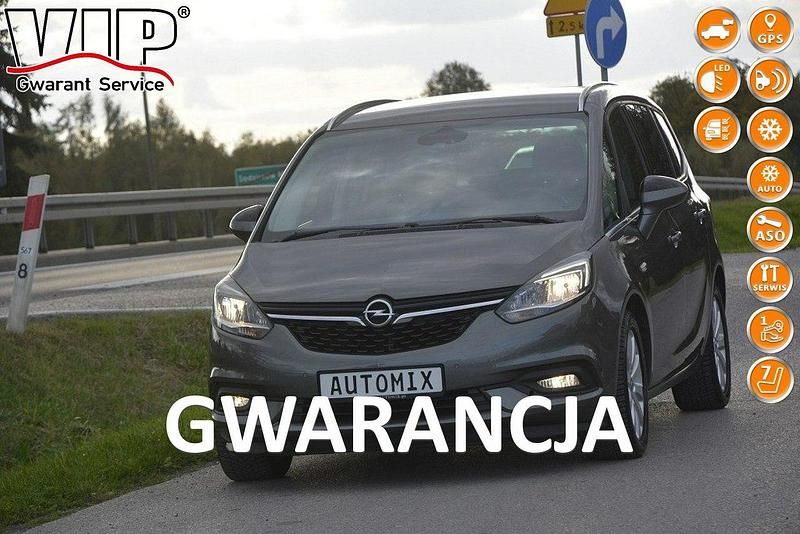 Szary Używany 2017 Opel Zafira Minivan | 49 300 zł (Uczciwa cena) - Obraz 1/4