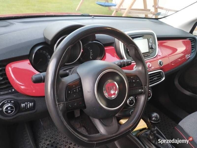Czerwony Używany 2015 Fiat 500X SUV | 29 999 zł - Obraz 1/4