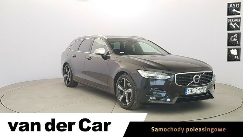 Czarny Używany 2018 Volvo V90 R-Design Kombi | 139 900 zł (Drogi) - Obraz 1/4