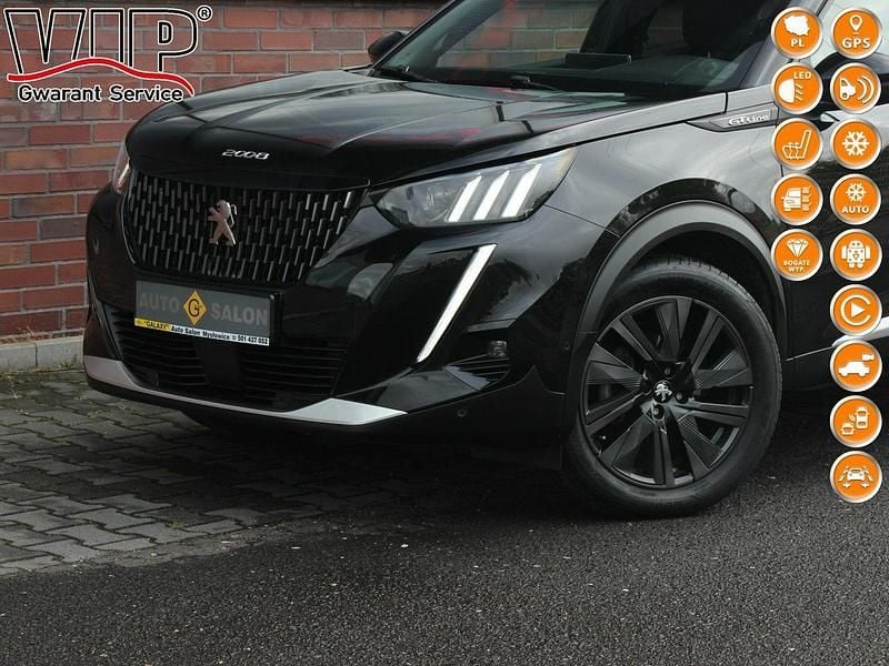 Czarny (metalik, perła) Używany 2020 Peugeot 2008 GT-line SUV | 69 990 zł (Dość drogi) - Obraz 1/4