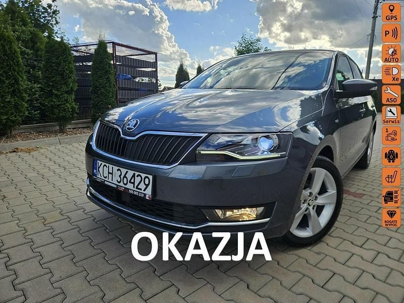 Grafitowy (metalik) Używany 2018 Skoda Rapid Hatchback | 34 990 zł (Uczciwa cena) - Obraz 1/4