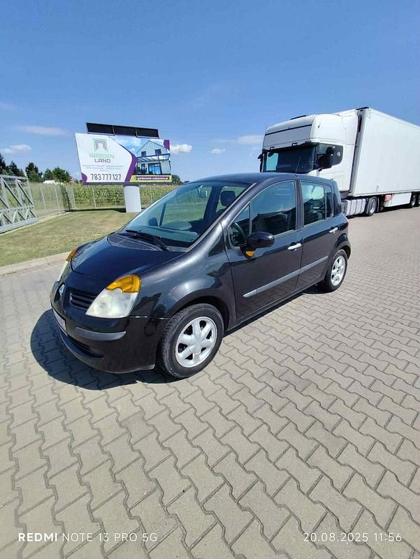 Czarny (metalik) Używany 2006 Renault Modus Minivan | 6999 zł (Uczciwa cena) - Obraz 1/4
