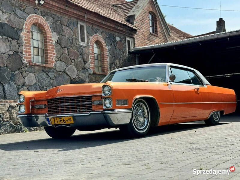 Pomarańczowy Używany 1967 Cadillac Coupé DeVille Coupe | 125 900 zł - Obraz 1/4