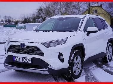 Biały Używany 2019 Toyota RAV4 Hybrid SUV | 109 000 zł (Dość drogi) - Obraz 1/4