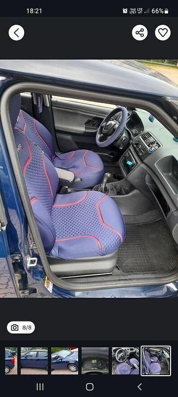 Niebieski Używany 2012 Skoda Fabia Hatchback | 8500 zł - Obraz 1/4