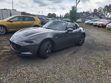 Szary Używany 2017 Mazda MX5 Kabriolet | 66 900 zł - Obraz 1/4