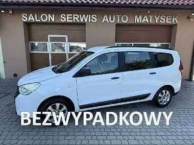 Biały Używany 2018 Dacia Lodgy Minivan | 35 900 zł (Uczciwa cena) - Obraz 1/4