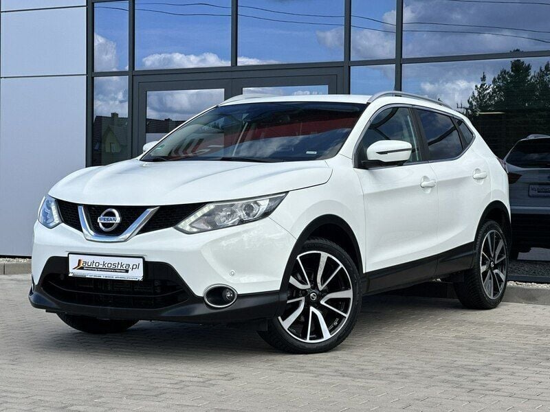 Biały Używany 2015 Nissan Qashqai 360º SUV | 49 999 zł (Uczciwa cena) - Obraz 1/3