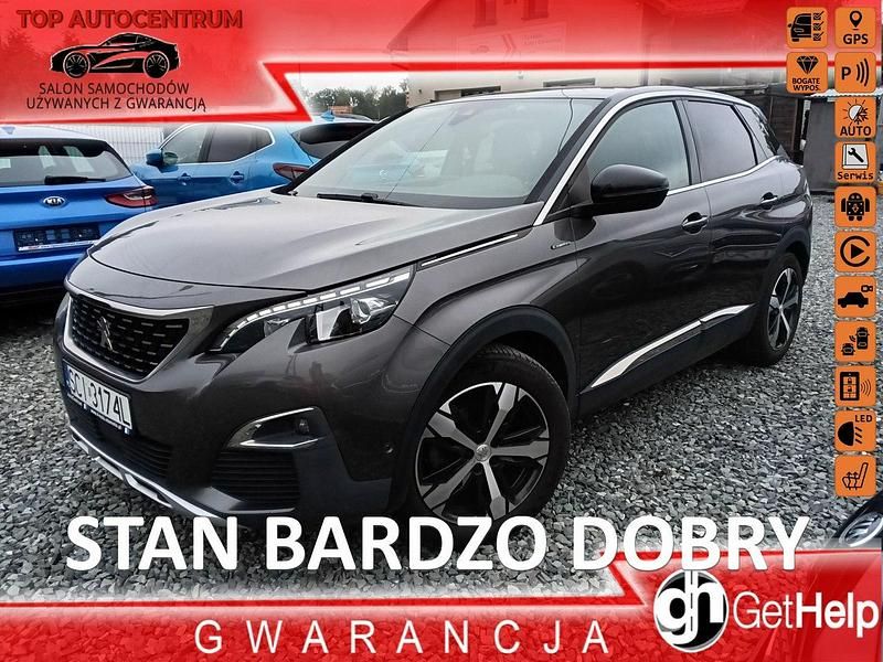 Szary (metalik) Używany 2016 Peugeot 3008 SUV | 49 800 zł (Uczciwa cena) - Obraz 1/4