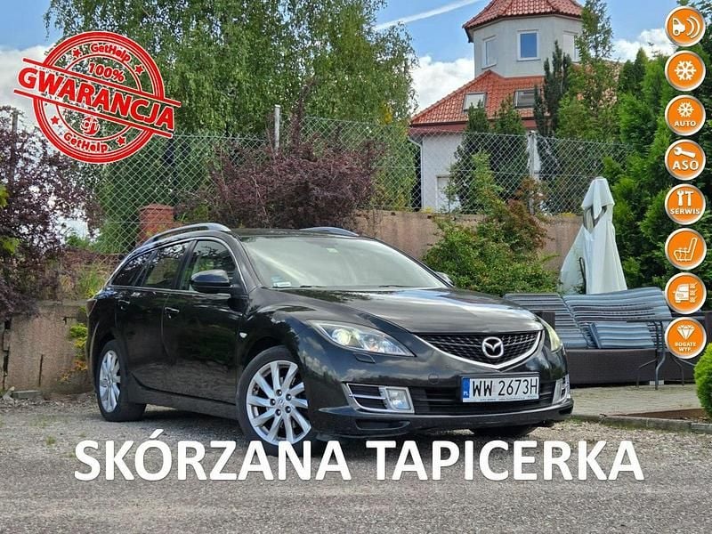 Bordowy Używany 2008 Mazda 6 Kombi | 13 500 zł (Uczciwa cena) - Obraz 1/4