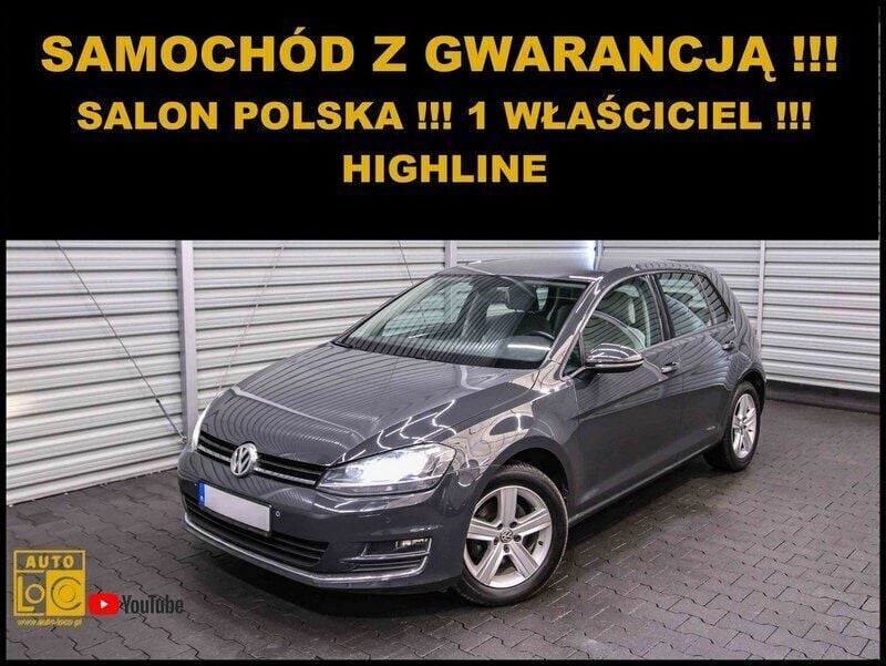Szary (metalik) Używany 2014 VW Golf VII Hatchback | 47 777 zł (Uczciwa cena) - Obraz 1/4