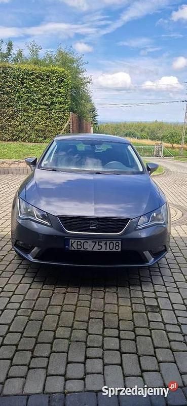 Szary Używany 2014 Seat Leon Hatchback | 32 900 zł - Obraz 1/4