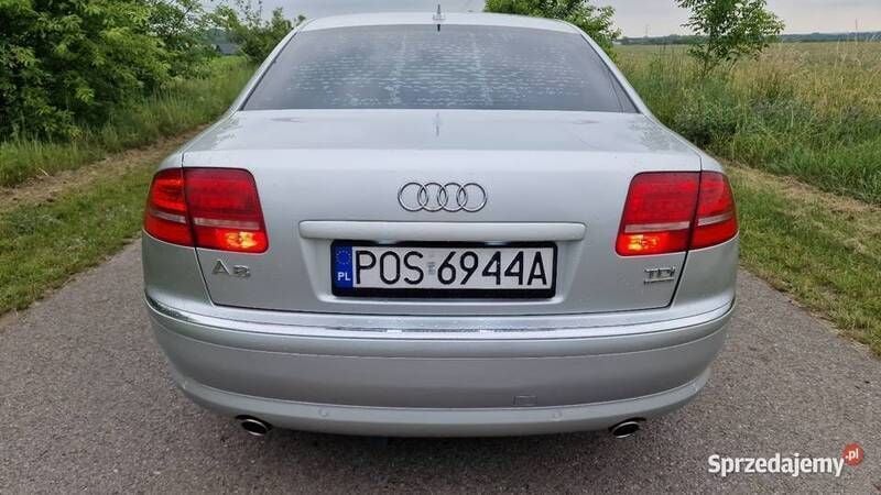 Srebrny Używany 2008 Audi A8 Sedan/Limuzyna | 39 500 zł (Super Cena) - Obraz 1/4
