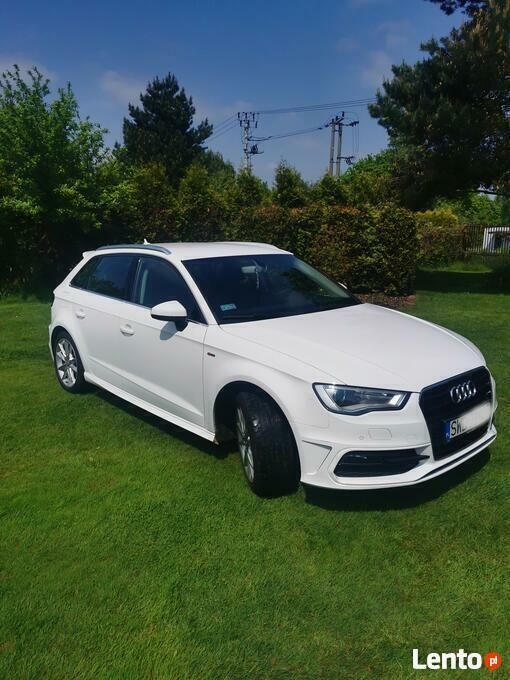 Biały Używany 2015 Audi A3 S-Line Hatchback | 75 000 zł - Obraz 1/4