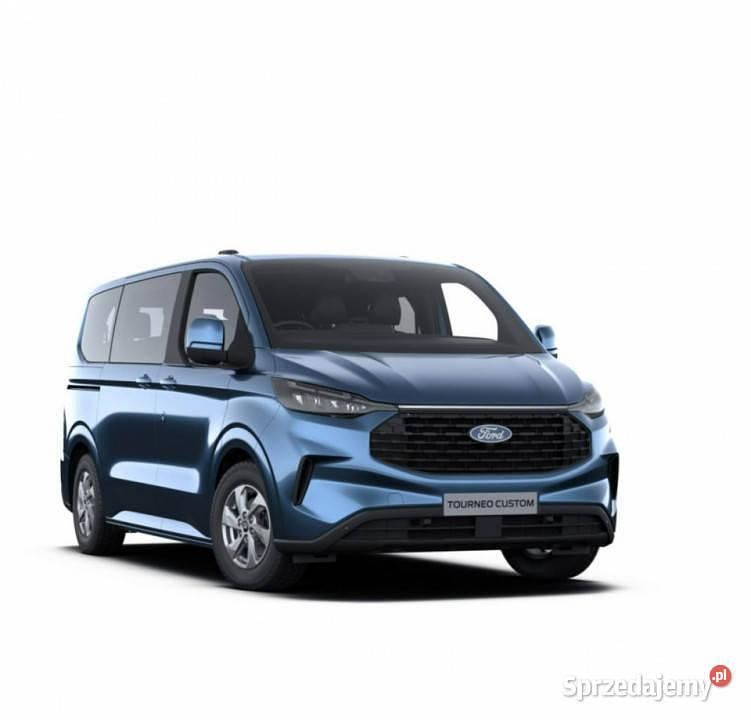 Niebieski Nowe 2025 Ford Transit Custom Trend Sedan/Limuzyna | 165 435 zł (Dość drogi) - Obraz 1/4