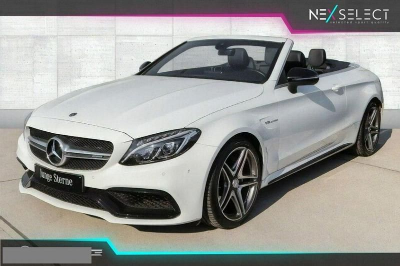 Biały Używany 2017 Mercedes C63 AMG AMG Kabriolet | 393 519 zł - Obraz 1/1