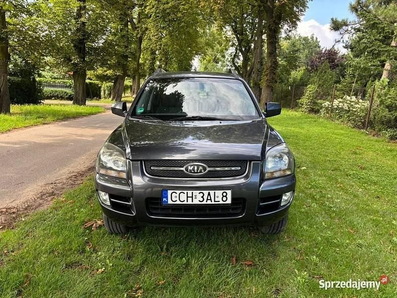 Szary Używany 2008 Kia Sportage SUV | 17 999 zł (Uczciwa cena) - Obraz 1/4